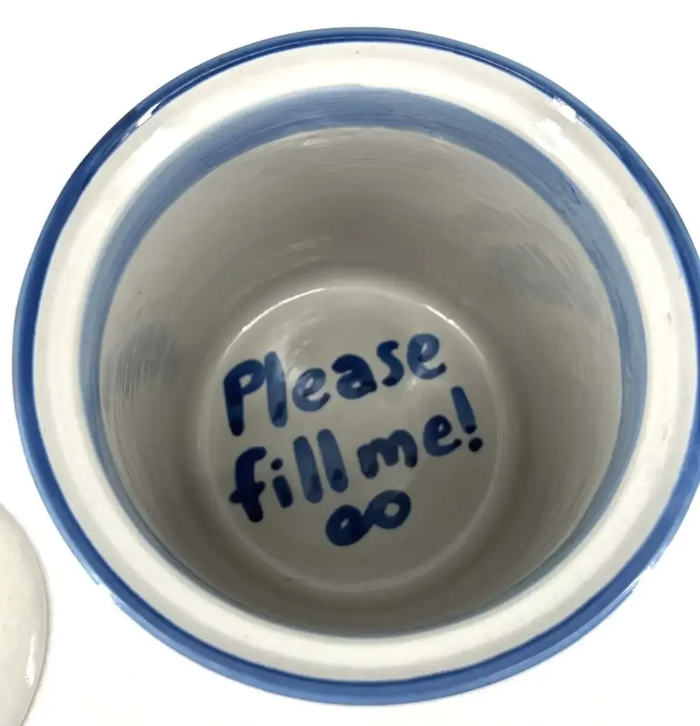 M. A. Hadley Sugar Canister Lidded Large 8